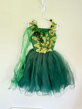 Taylor Swift Inspired Green Fairy Leaf Tutu Costume - Kids